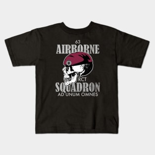 63 Airborne Squadron (distressed) Kids T-Shirt